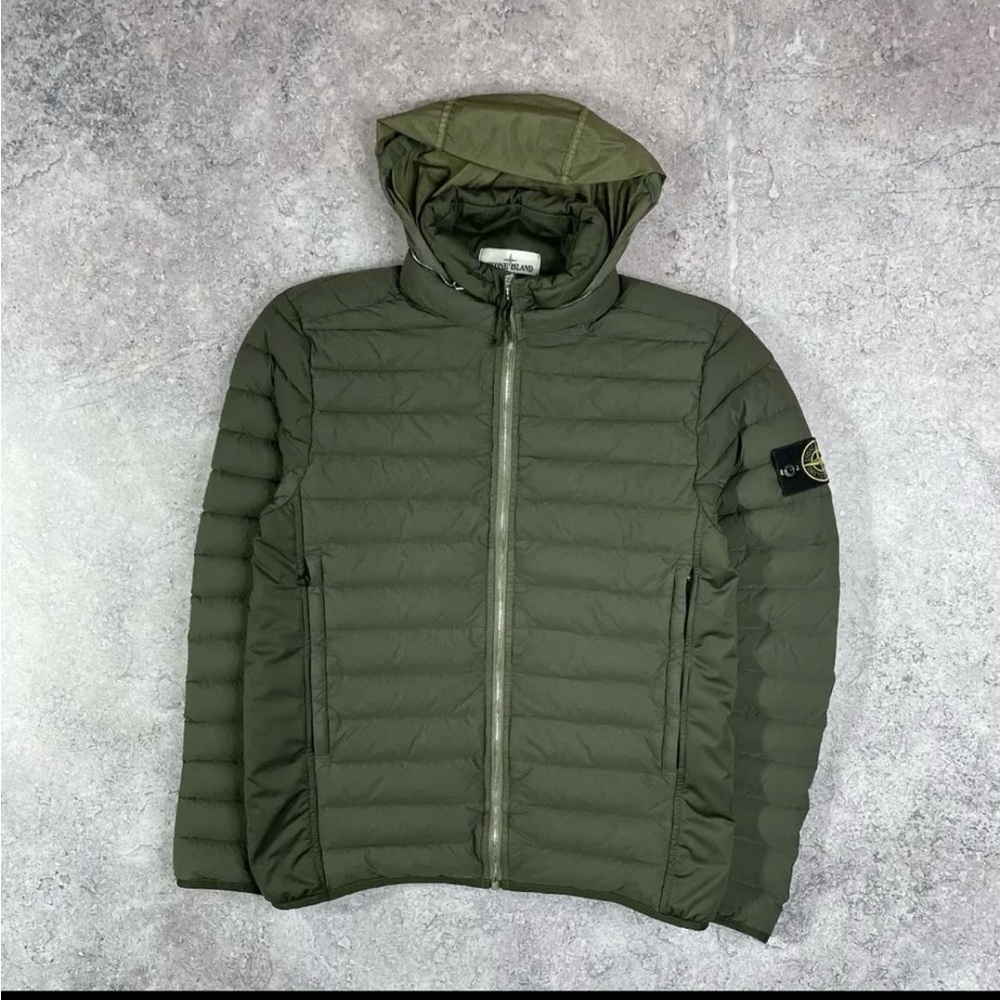 Stone Island Loom Waven Puffer Jacket Small